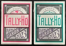 Tally Ho Heart and Arrow playing cards (2 decks)