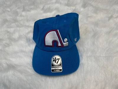 47 Quebec Nordiques Casquette réglable vintage Noir sur noir Taille