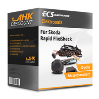 FüR Skoda Rapid FließHeck 07.2015-03.2022 Ecs E-Satz 13Polig Fahrzeugspezifisch