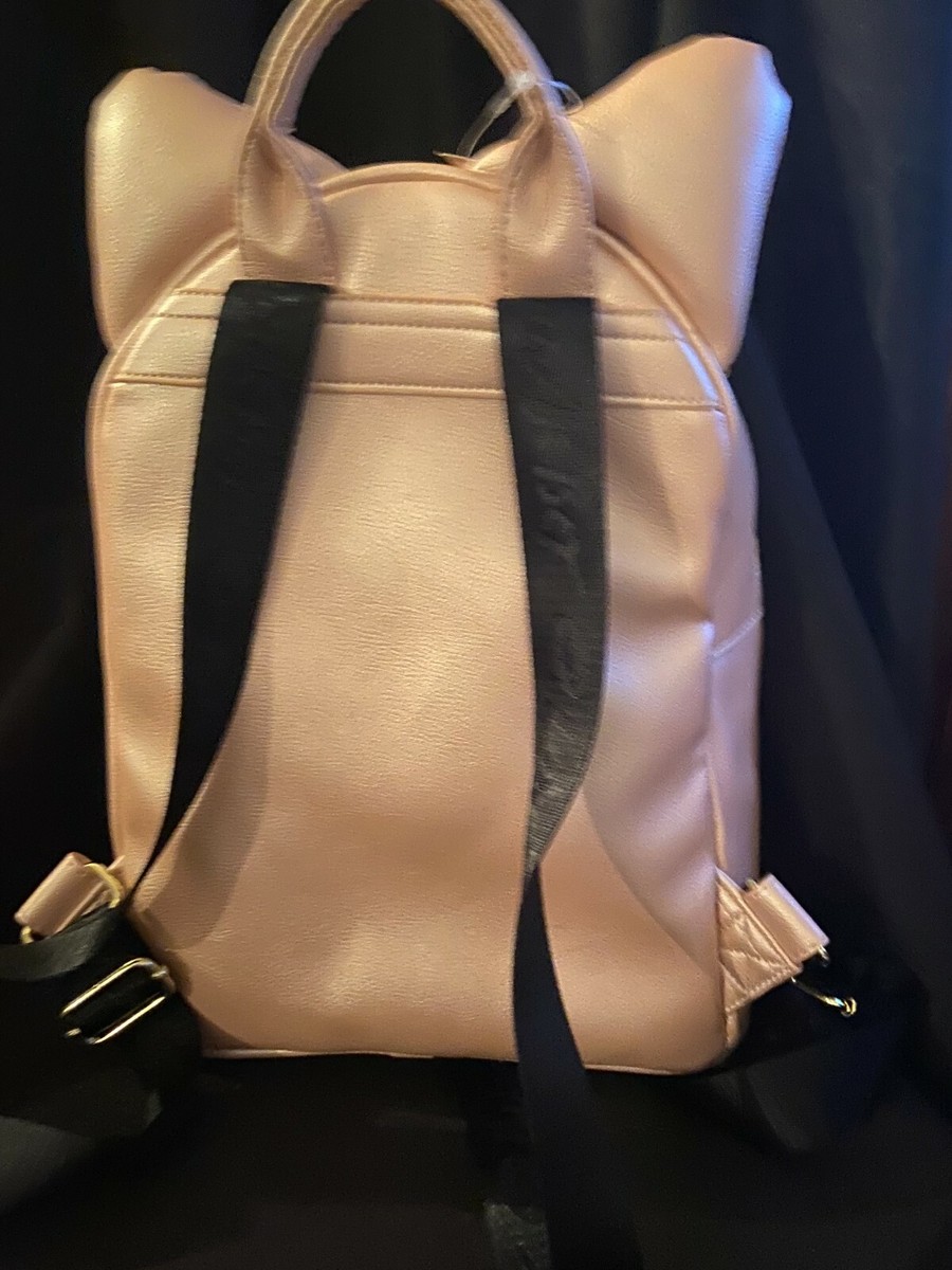 BETSEY JOHNSON PINK BLUSH BACKPACK WALLET KITTY CAT LUV  display picture 3
