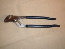 Fuller Adjustable 10" Slip-joint Channel-lock Pliers.  Insullated handles. #113