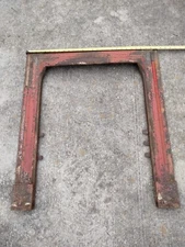 Antique Vintage Ornate Heavy Cast Iron Fireplace Surround Read Description 