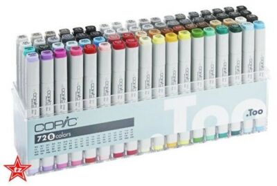 COPIC (Classic) Marker 72er Set Set B (20075161) Layoutmarker + FARBKARTE GRATIS