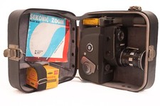 Sekonic 53-D Zoom 8 8mm Movie Camera Retro Vintage Cool integrated case