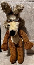 Wile E Coyote Plush Toy Warner Bros Looney Tunes Vintage 1971