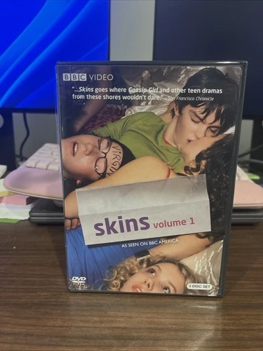 Skins Volume 1 DVD 3-Disc Set BBC UK Season 1 Out Of Print OOP Region 1