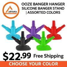 OOZE Banger Hanger Silicone Banger Stand – Assorted Colors