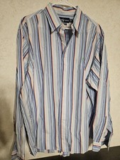 Polo RALPH LAUREN SHIRT MENS Curham Custom BUTTON DOWN Color Striped XL