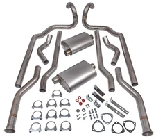JEGS 30526 Header-Back Dual 2-1/2 in. Exhaust Kit 1973-1977 Chevelle