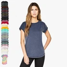 EARTH POSITIVE - Ladies Rolled Up Sleeve Organic T-Shirt 'EP16' 100% Cotton