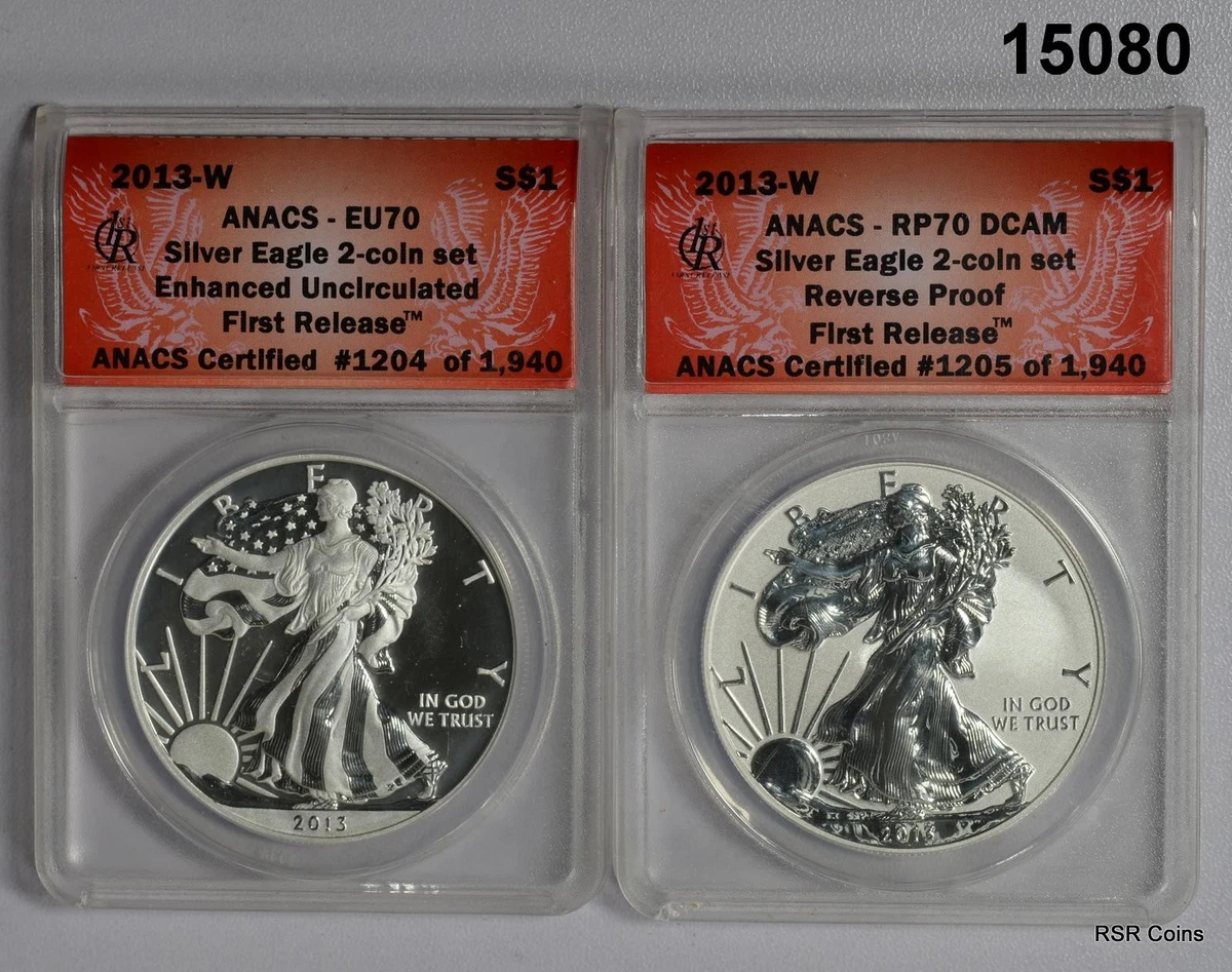 American Eagle ANACS 2013 Silver Bullion Coins for sale | eBay