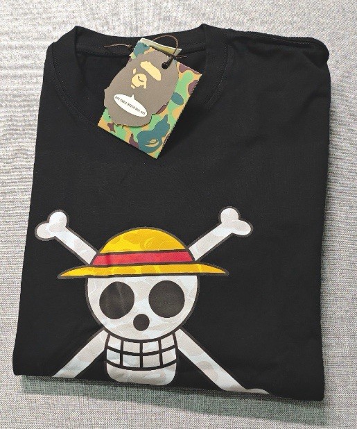 BAPE One Piece Anime Graphic T-Shirt Limited Edition