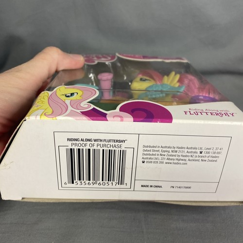 NUOVO My Little Pony G4 Equitazione Insieme a Fluttershy con Triciclo Farfalla Fiori - Foto 5 di 5