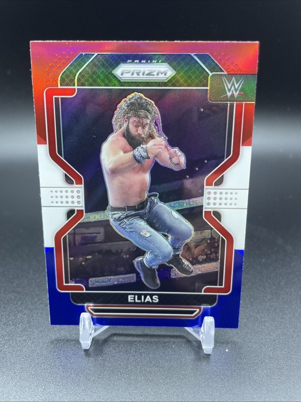 2022 ELIAS Panini Prizm WWE #173  Red, White and Blue Card