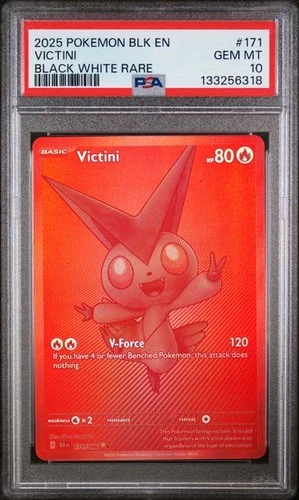 Pokemon Victini Black Bolt Black White Rare #171 PSA 10 Gem Mint