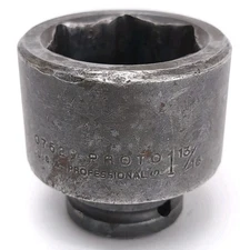 Proto 07529 Impact 1-13/16" Socket 3/4" Drive 6 Point