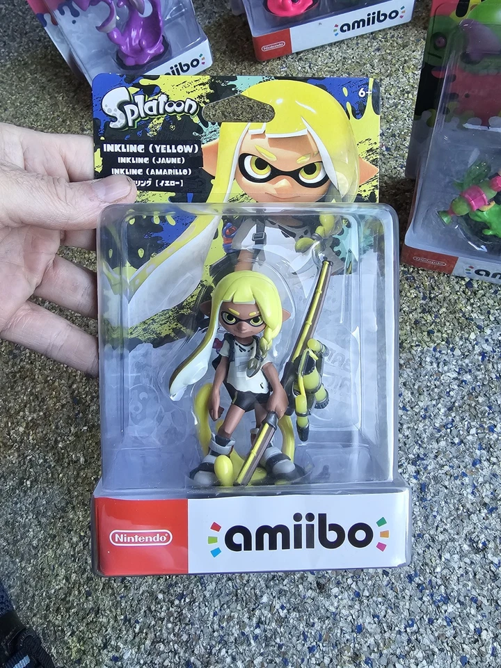 Lote de 9 figuras amiibo selladas de fábrica Big Man Inkling Smallfry Foto 3 de 4