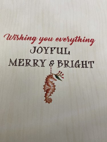 4 Christmas Gorgeous !!Cards Nautical style Lighthouse Seashels With Glitter - Picture 4 of 10