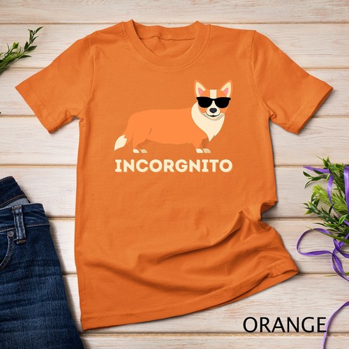 Incorgnito - Divertida Galesa Corgi Dueño Perro Amante Camiseta Unisex - Imagen 9 de 15