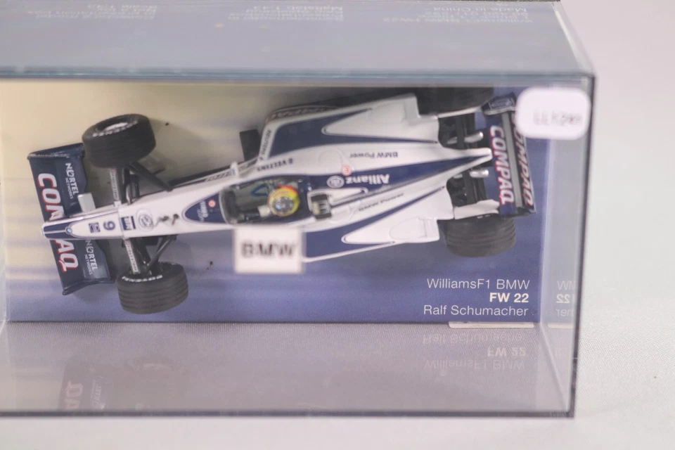 LL1241 MINICHAMPS BMW Williams F1 Team 1/43 1:43 9 BMW FW22 Ralf Schumacher 2000 - Photo 2/4