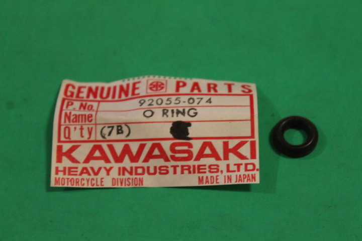 KAWASAKI NOS OEM KZ KL KLX EX EN KSF ZX O RING # 92055-074 OM8 for