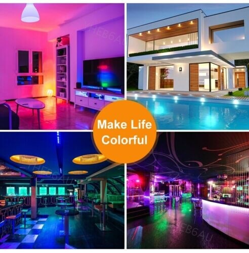 E27 RGB Magic Light LED Lamp Bulb with Wireless Remote Control 16 Color 9H - Picture 11 of 17