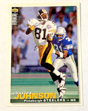 95 Upper Deck Collectors Choice NFL Card #87 Charles Johnson Pittsburgh Steelers