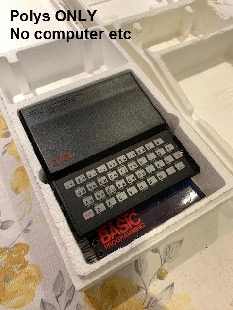EMPTY BOX-SLEEVE & Polystyrene Inserts - Repro - for Sinclair ZX81 Computer - Image 3 of 4