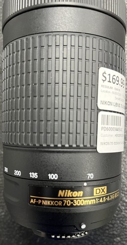 NIKON 70-300MM F/4.5-6.3G DX AF-P ED (PD6010116) - Picture 3 of 5