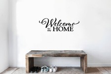 WELCOME TO MY HOME VINYL WALL DECAL STICKER QUOTE DECOR WORDS SIGN LETTERING