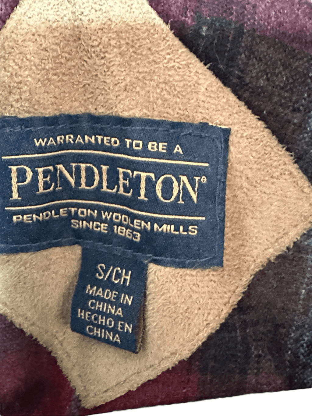 Pendleton Sherpa Zip Up Jacket Plaid Details - image 3