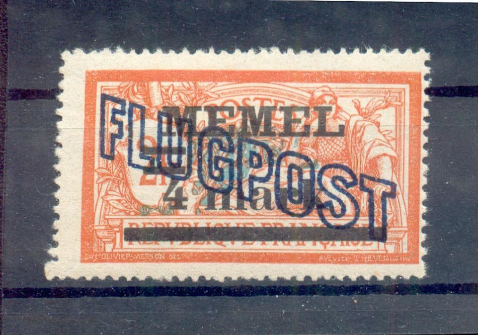 Memel 46Ia Abart** MNH Postfrisch 300EUR (F2624)