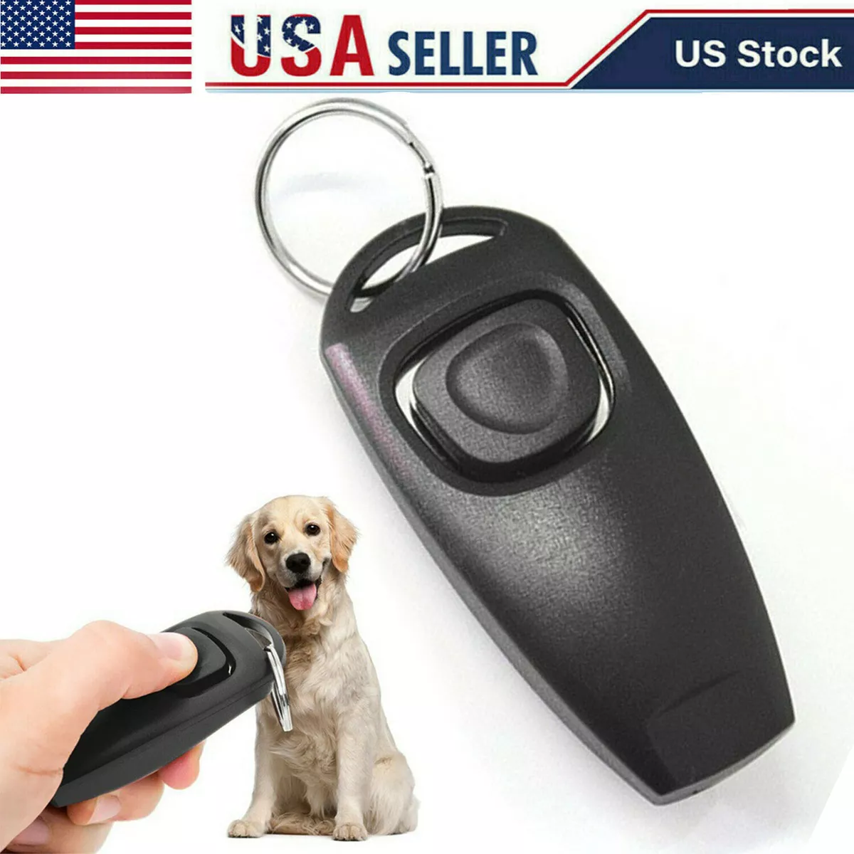 Promotional Pet Training Clicker-Whistle Key Chain