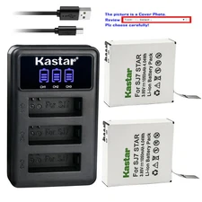 Kastar Battery AC Wall Charger for Genuine SJCAM SJ7 Star Original Battery