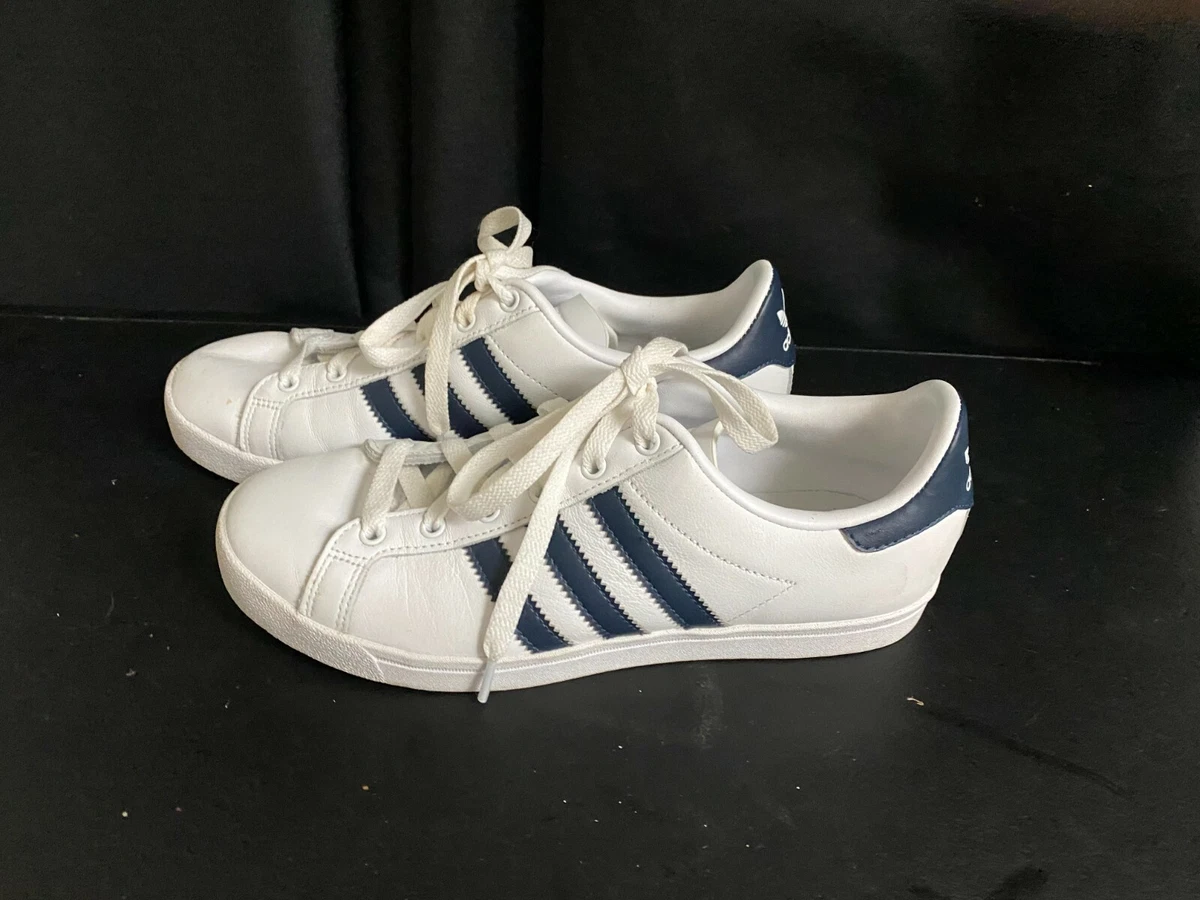 twijfel Arresteren sofa ADIDAS COAST STAR SNEAKERS CASUAL WHITE #EE950 MENS 6/WOMENS 7 | eBay