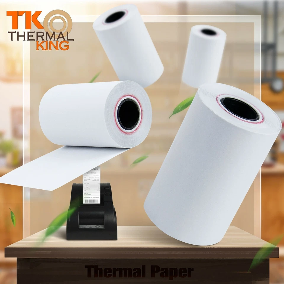 TK Thermal King 2 1/4"x50' Thermal Paper Receipt Paper, 200 Rolls - Image 2 of 4