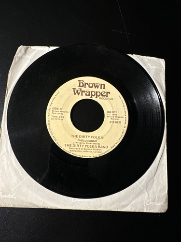 THE DIRTY POLKA BAND 45RPM 7" RECORD "THE DIRTY POLKA" (BW-0001) A6-205 - Picture 2 of 5