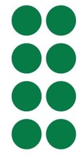 2" Green Round Label Dots Stickers Color Coding Inventory 2 Inch Dot