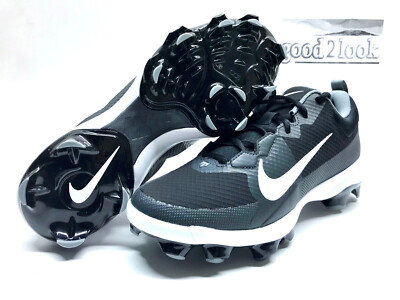 NIKE FORCE TROUT 9 PRO MCS BASEBALL CLEATS BLACK/WHITE SIZE  display picture 1