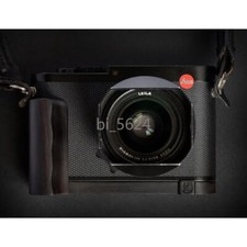 Handmade Wooden Ebony Hand Grip L Plate Holder for Leica Q2 Q QP Typ116 Camera