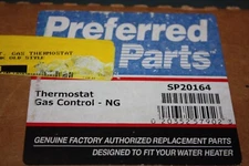 SP20164 Rheem hot water heater gas control valve thermostat white rodger kenmore