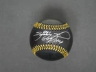 SAMMY SOSA SIGNED OFFICIAL MAJOR LEAGUE BLACK BASEBALL WITH "609 HRS" JSA COA