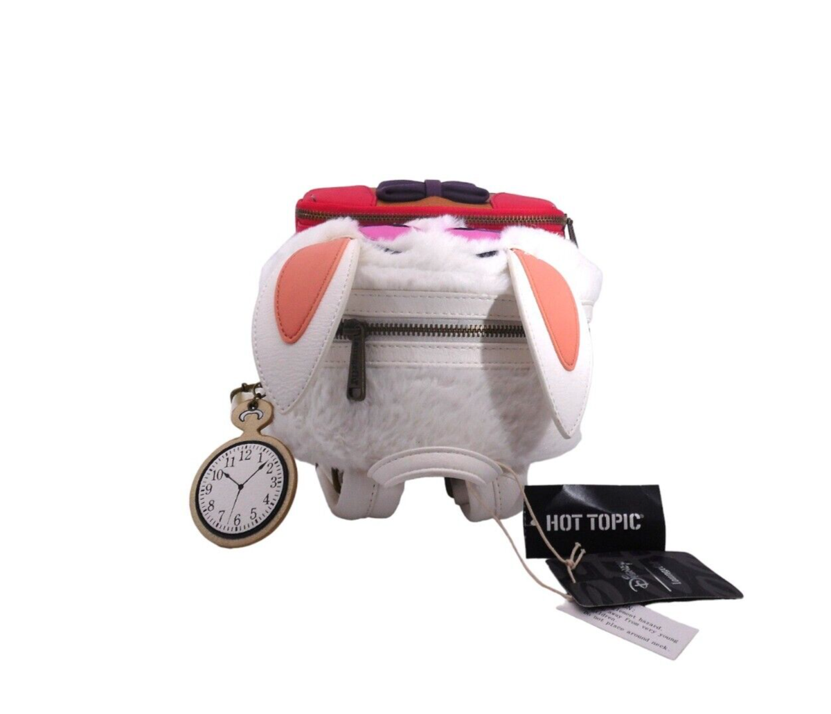 Loungefly Alice In Wonderland White Rabbit Clock Mini Backpack (Price Is Firm) ?⏰ Oh dear! Oh dear! We main image 3