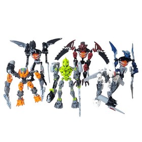 LEGO Bionicle lot Toa Phantoka VA Matoran Of Light Comp  W/ All Zamor & Leeches 