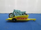 Vintage 1960's Matchbox Lesney Series No 38 Honda Motorcycle W/ Trailer *