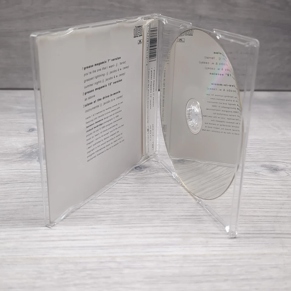 Olivia Newton John & John Travolta - Grease Megamix - CD Single - 1990 Polydor  - Image 4 of 4