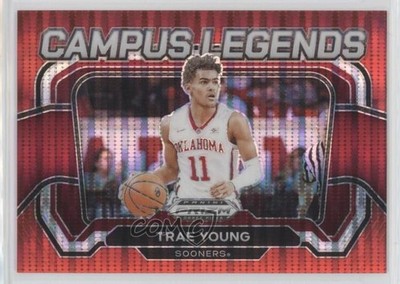 2024 Panini Prizm Draft Picks Campus Legends Red Pulsar /299 Trae Young #7 ii1