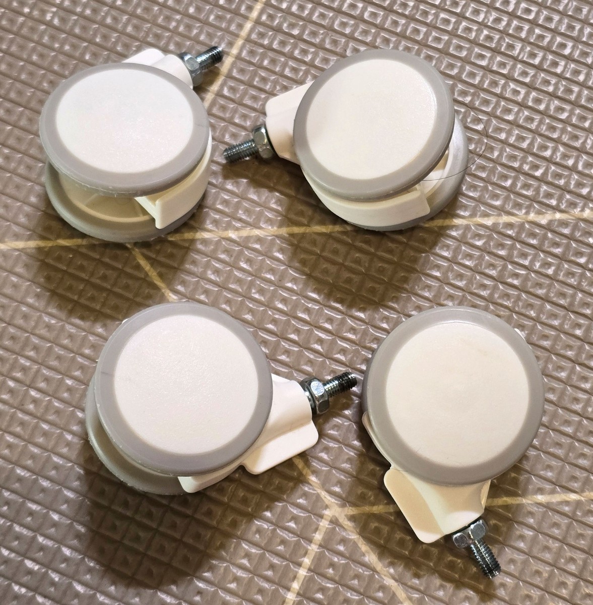 Ikea Algot Casters Four 4 Wheels with Accessory for Shelf