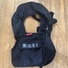 Aqua Lung Military CO₂ Inflation Vest — Black — Diving / Rescue Flotation Device