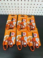 Lot of 6 Fiskars Kids Scissors 5" Pointed Tip Ages 4 Orange Craft School NEW A4